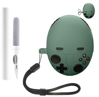 Custodia in silicone per auricolari Huawei FreeBuds 6, resistente ed ecologico, cover per cuffie Bluetooth con fori precisi e compatibilità di ricarica, antiurto, piacevole al tatto, verde