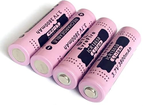 3.7V 3800Mah batteria ricaricabile a bottone con coperchio superiore al litio, batteria di Backup ad alte prestazioni, adatta per flash, 4 unità