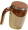 Taza de café con agitación automática, de acero inoxidable, taza mezcladora eléctrica recargable y giratoria para bebidas