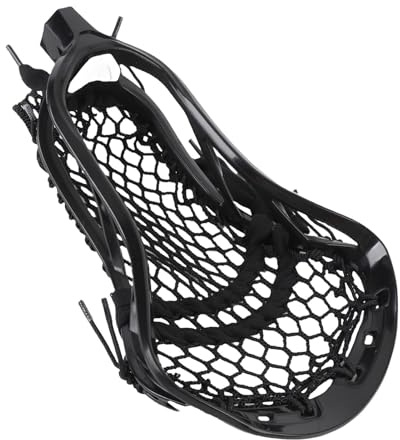 Riuulity Lacrosse Stick Head Verbessert das Trefferdesign für Genauigkeitsleistung, Ideal für Fortschrittliche Spieler (Black)