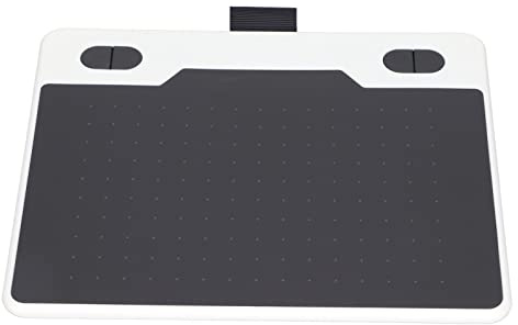 BONKZEBU Tablette Graphique Numérique, Technologie D'induction électromagnétique sans Fil pour Les Designers Créatifs, Zone de Détection de 155mm/6.1 Pouces (Blanche)