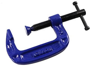 Rolson 14202 50 mm Fine Thread G-Clamp, Blue