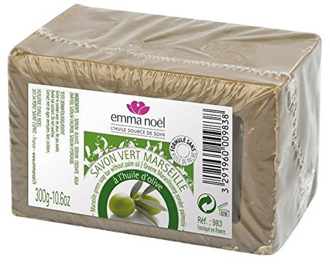 Savon Vert de Marseille à l'huile d'olive, 300g