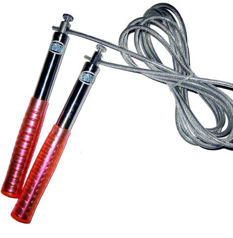 BAY® Olymp Jump Rope PINK ROSA ROT Stahl Kugellager 280 300 320 cm Springseil, längenverstellbar Sprungseil Springseile Hüpfseil Kinder Damen Frauen Kids Erwachsene Boxen Fitness pinkes Seil