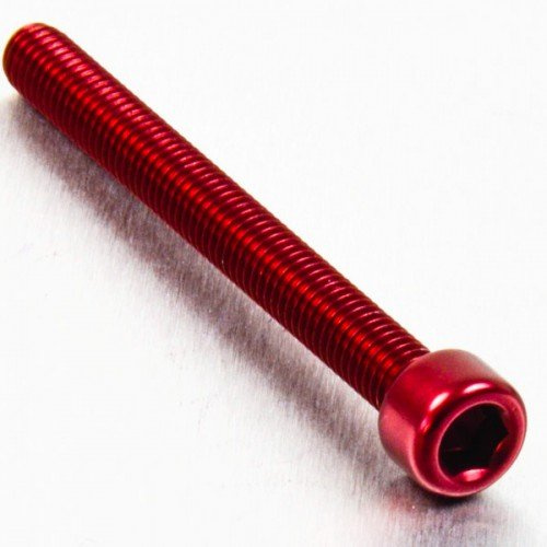 Pro-Bolt LPB660 Aluminium Cylinder Head Screw Pro Screw, M6 x 1.00mm x 60mm, Red