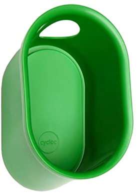 Cycloc Loop – Wall Mount Bike Accessory Storage – Suitable for Cycle Helmets, Pumps, Gloves Etc - Green