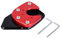 Für Seitenständer Unterlage - Motorrad Seitenständerplatte, Motorrad Anti-Rutsch Seitenständer Kickstand Extension Pad Vergrößern Für Nc750X/X-Adv 17-19(Grau)