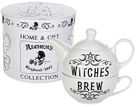 Alchemy Gothic Witches Brew Hex Tea Set