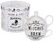 Alchemy Witches Brew Hex Tea for One Becherset Weiß 17x14.5cm