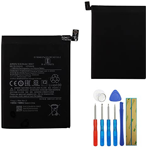 E-YIIVIIL Batterie de rechange BM4Y compatible avec Xiaomi Poco F3 Redmi K40 Pro K40 Pro+ avec outils