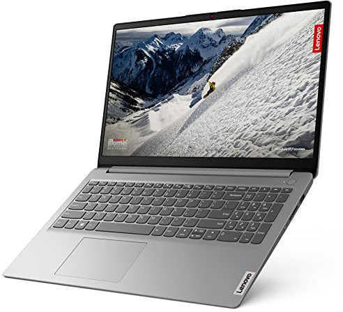 Lenovo IdeaPad 1 Gen 7 - Ordenador Portátil 15.6 FullHD (AMD Ryzen 5 3500U, 8 GB RAM, 512GB SSD, AMD Radeon Vega 8 Graphics, Windows 11 Home) Gris – Teclado QWERTY Español