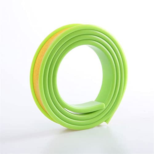 2 m Kantenschutz, Flexible, Selbstklebende U-Profilleiste, C-Profilleisteneinfassung für Schrank, Sperrholz, Tisch, Schutzkantenschutz, Möbeldekor (Color : Green, Size : 14mm)
