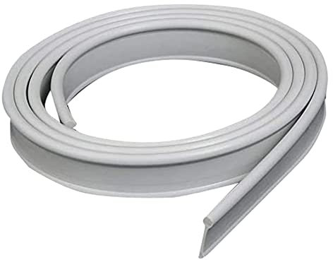 Nes Home 1200mm Light Grey Soft Rubber Shower Door Seal for Folding Bath Screen