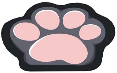 Tobil Badematte rutschfest saugfähig Badvorleger Badezimmerteppich Dog-020 40x60