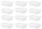 Set of 12 - 4L Litre Crystal Clear Plastic Storage Box With Transparent Lid Storage Container Stackable & Nestable For Medicine Toys Garage Office Home Kitchen Made in UK (4 Litre Clear)