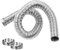 Dual Layer Automotive Heater Exhaust Pipe, 24mm Stainless Steel Exhaust Pipe 36061296 90394 with Clamps, Air Diesel Heater Exhaust Hose for Webas-to, Eberspach-er Heater Parts and Accessories (0.6m)