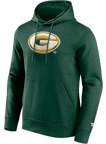 Fanatics Fleece Hoody - Chrome Logo NFL MLB NHL Teams