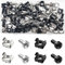 ELANE 40 Pack Cage Nuts and Screws,Server Rack Screws and Cage Nuts,Rack Mount Screws,M6 x 20mm
