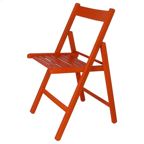 WELL HOME MOBILIARIO & DECORACIÓN Klappstuhl, orange, 43x47x79