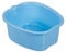 Relaxdays Bain de Pieds, bassine en Plastique, Lavage Pieds, Effet Massage, HxLxP : 15 x 33 x 38 cm, Bleu
