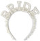 TRIXES Bride to Be Couronne ornée de perles - Accessoire de déguisement pour femme