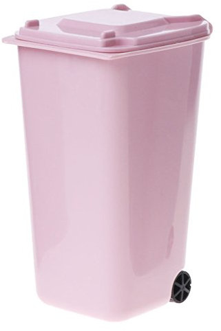 Mabta Wheelie Trash Can Pen Holder Storage Bin Desktop Organizer Garbage Bucket Trash Can Bedroom With Lid