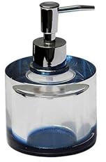 Seifenspender Seifenspender aus Glas, Handseifenflasche, modischer Lotionspender, manueller Pumpkopf aus Metallimitation, versilbert Deko