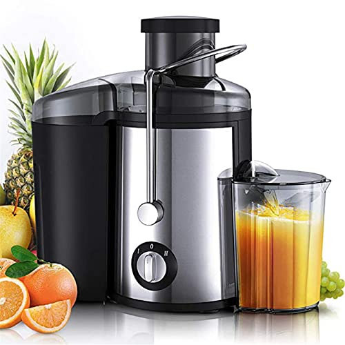 65MM Wide Mouth Feed Chute Centrifugal Juice Machine,800W Electric Juicer Machine,450Ml Juice Jug & 1600ml Pulp Container, Dual Speed Mode