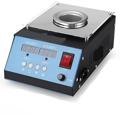 Pot à souder en alliage numérique 250W, four de d'étain, thermorégulation, bain de dessoudage, réglable à 30~600 degrés