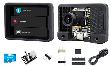 Sipeed MaixCAM Wifi6 AI Smart Vision Sensor, 1TOPS NPU DDR3 RISC-V Single Board Computer, AI Camera Module for AI Face Recognition and Object Tracking, Support Phython C/C++ Programming