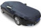 SNAHLPER Autoabdeckung Halbgarage für FIAT Panda/Panda Cross 2006-2023, Wetterfeste Auto Abdeckplane Staubdicht UV Schutz Autoplane für Meisten Auto,A/Dark Blue-A/Two Carriages