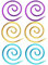 KGDUYC 6 Stück Spiralstricknadeln Schal Nadeln, Metall-Spiralnadeln, Rundstricknadeln, Kabelnadeln Schal Nadeln Stricknadeln Kit Spiralnadel Stricken Zubehör für Anfänger Nähen Geschenke