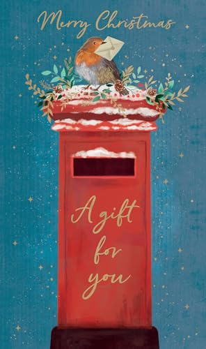 Pillar Box & Robin Christmas Money Wallet Gift Card XMW145