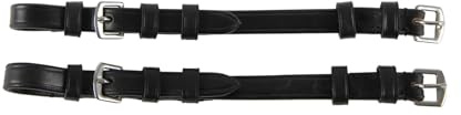 WALDHAUSEN Backenstücke S-Line Paar, schwarz, Pony