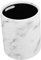 Alipis Modern Marble Waste Bin Big Garbage Can 12l Round Lidless for Bathroom Kitchen