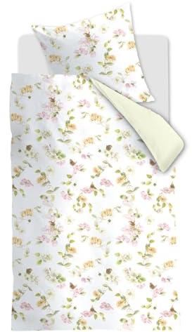 Marjolein Bastin Honeysuckle bettwäsche-Set 2 TLG. - 155x220 - Pastell - Baumwolle - mit Reißverschluss
