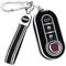 ZEPIQOR Cover Chiave, Guscio Chiave Adatto per Fiaat 500 Punto Bravo Brava Panda Abarth Doblo Ducato Idea Linea Ulysse Tipo Lancia Ypslon Delta Musa, Custodia Chiavi Telecomando Copri Chiavi