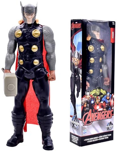 JXBBAAC Thor Figura, Thor Figura Acción 30 cm, Titan Hero Serie Figuras, Figuras de Acción Juguetes, Decoración Regalos Coleccionista Modelos, para Niños Adulto