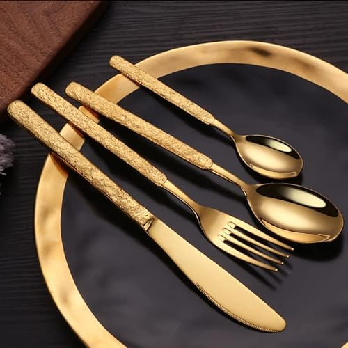 Elegant 24-Piece Cutlery Set for 6 People – Luxury Mirror Polished Silverware - Dishwasher Safe – Ideal for Home and Special Occasions