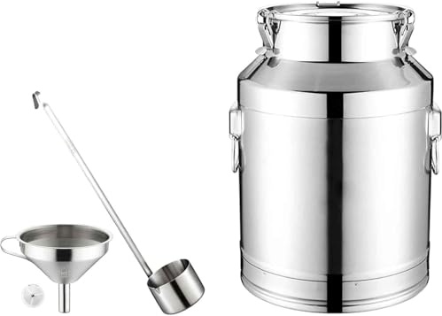 Milchtransportfässer Mit Silikondichtung, Milchkanne Aus Edelstahl, Trageeimer, Ölflasche, Teekanne, 24L