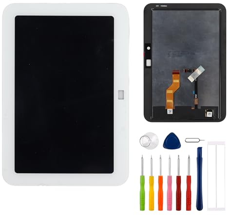 E-YIIVIIL Nueva pantalla de repuesto compatible con Echo Show 8 3ª Gen R85SD6 de 8 pulgadas LCD Touch Screen Assembly with Tools White