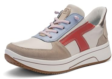 ARA Damen Sneaker Sapporo Beach,Cream,Cielo,Strawberry,Sand Gr. 35