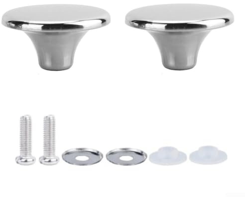 Ersatzknopf aus Edelstahl für Dutch Oven Kochgeschirr, Deckel passend für Standard-Montagematerial, spülmaschinenfestes Material, 2 Stück