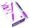Pentel EnerGel XM BL77 Gelschreiber mit Druckmechanik, violett (12 Stück)