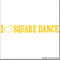 cartattoo4you AL-00336 | I Love (als Herz) Square Dance | Autoaufkleber Aufkleber Farbe gelb, in 23 weiteren Farben erhältlich, glänzend 20 x 3 cm Waschstrassenfest, Motiv Copyright by dh-Folien