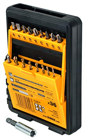 DeWalt DᴇWALT DT71565-QZ Set Avvitatura e Foratura 36 pezzi con Inserti e Punte