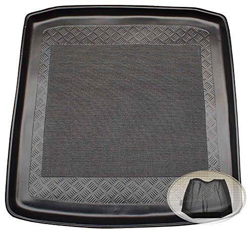 ZentimeX Z3007235 Antirutsch Kofferraumwanne fahrzeugspezifisch + Klett-Organizer (Laderaumwanne, Kofferraummatte)
