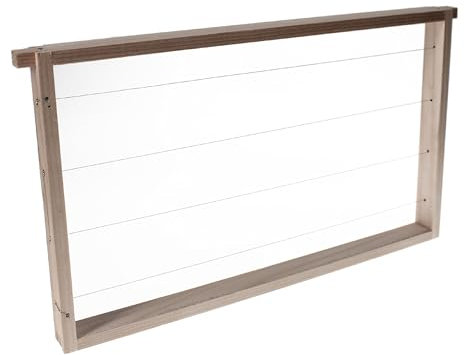 Germerott Bienentechnik 66 x Deutsch Normal Maß Rahmen mit geraden Seiten 4-Fach waagerecht verdrahtet