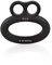 AFH Webshop Silikon Handtrainer und Fingertrainer | Smiley | Premium QUALITÄT | schwarz | stark