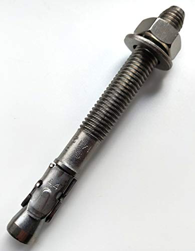 Ancoraggio bullone BOZ | M12 | Lunghezza 100 | Acciaio inox A4 | Ancoraggio a cuneo | Ancoraggio per carichi pesanti | Tasselli per carichi pesanti | Acciaio inox A4 | Omologazione ETA-07/2018 secondo